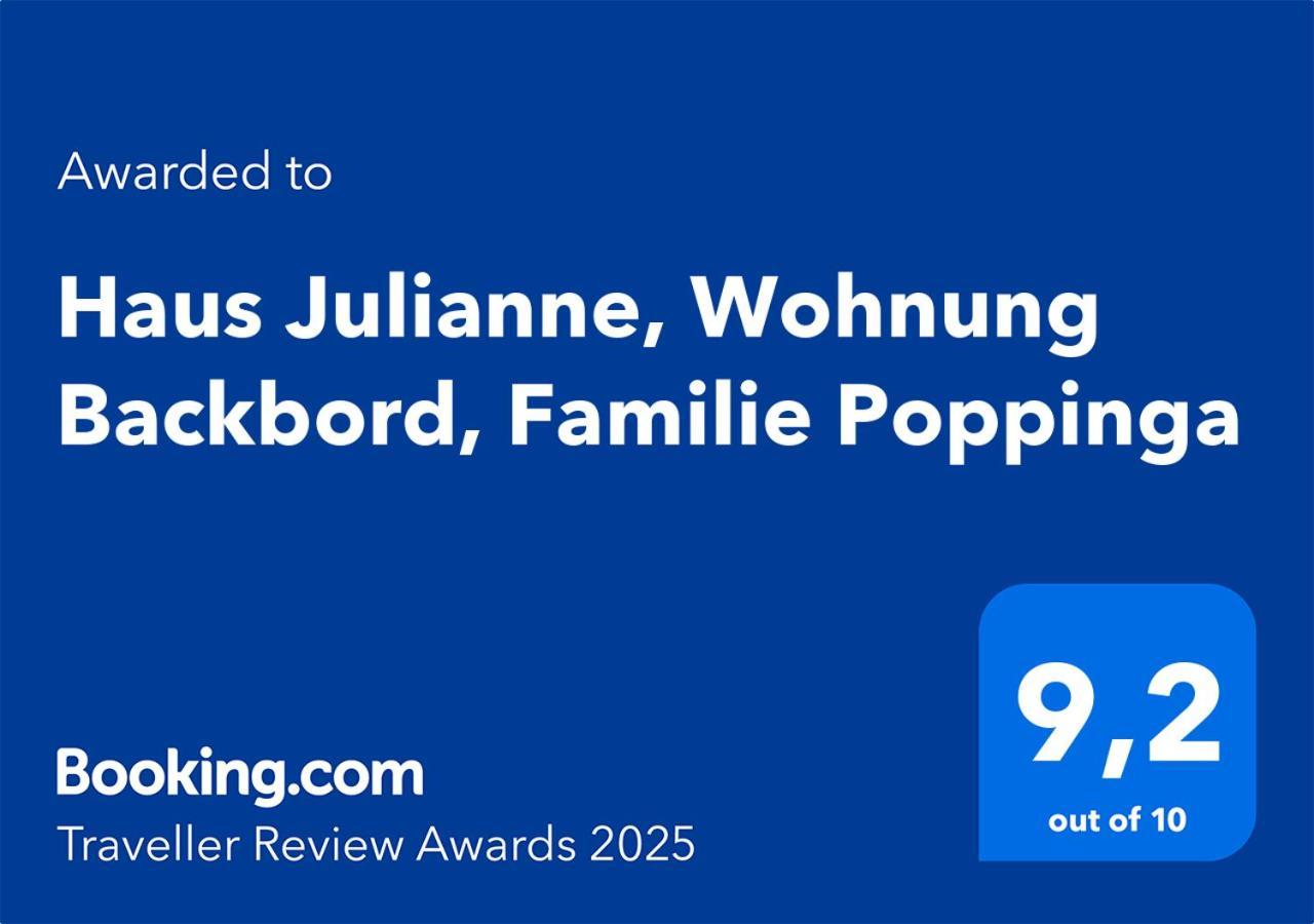 Haus Julianne, Wohnung Backbord, Familie Poppinga Norderney Εξωτερικό φωτογραφία